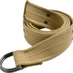 Rothco Khaki - Military Vintage D-Ring Belt With Chrome Buckle Belts / Suspenders
