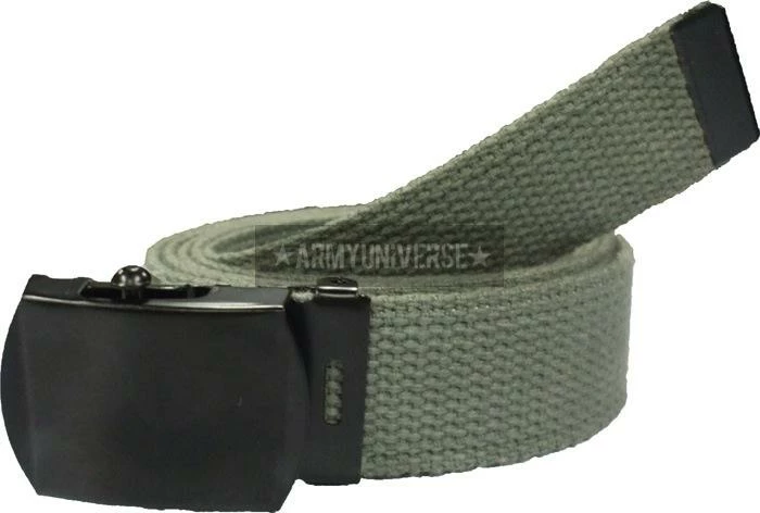 Rothco Foliage Green - Military Web Belt With Black Buckle 54 In. Belts / Suspenders 3 Rothco Foliage Green - Military Web Belt With Black Buckle 54 In. Belts / Suspenders