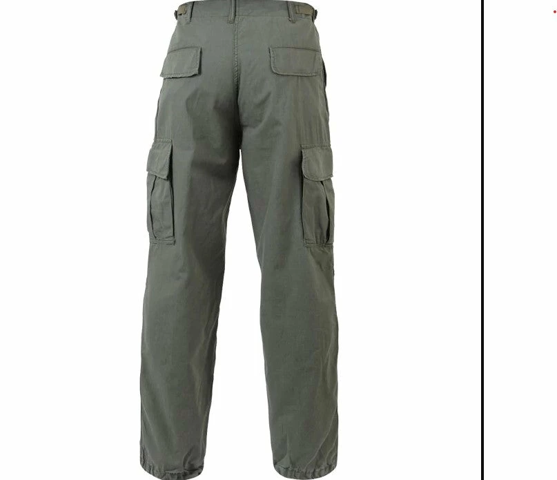 Rothco Olive Drab - Military Vintage Vietnam Fatigue Pants 3 Rothco Olive Drab - Military Vintage Vietnam Fatigue Pants
