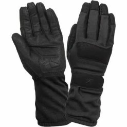 Rothco Black - Military Fire Resistant Griplast Gloves