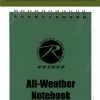 Army Navy Store Books And Videos Olive Drab - All-Weather Waterproof Notebook (4" X 6")