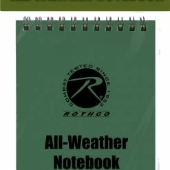 Army Navy Store Books And Videos Olive Drab - All-Weather Waterproof Notebook (4" X 6")