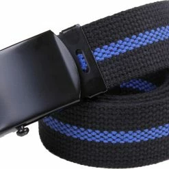 Army Navy Store Thin Blue Line Web Belt - 54 Inches Belts / Suspenders