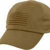 Army Navy Store Coyote Brown - Tactical Operator Cap With US Flag Headwear