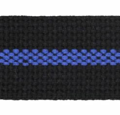 Army Navy Store Thin Blue Line Web Belt - 44 Inches
