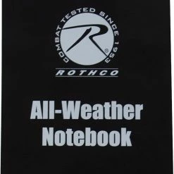 Army Navy Store Black - All-Weather Waterproof Notebook (3" X 5") Books And Videos