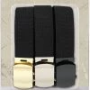 Rothco Black Military Web Belts 100% Cotton Adjustable Belt With Slider Buckle 54" - 3PACK 2 Rothco Black Military Web Belts 100% Cotton Adjustable Belt With Slider Buckle 54" - 3PACK