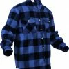 Army Navy Store Blue Plaid - Extra Heavyweight Buffalo Plaid Flannel Shirt