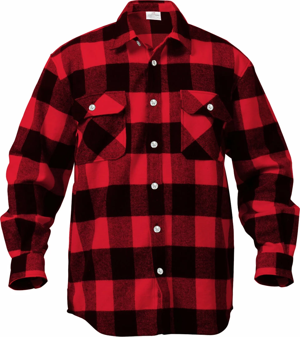 Army Navy Store Red Plaid - Extra Heavyweight Buffalo Plaid Flannel Shirt Shirts 3 Army Navy Store Red Plaid - Extra Heavyweight Buffalo Plaid Flannel Shirt Shirts