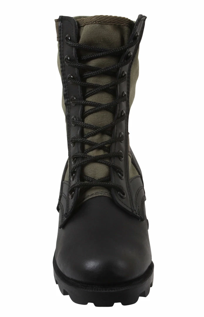 Rothco Olive Drab - Panama Sole Military Jungle Boots - Leather 8 In. 3 Rothco Olive Drab - Panama Sole Military Jungle Boots - Leather 8 In.