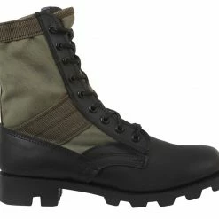 Rothco Olive Drab - Panama Sole Military Jungle Boots - Leather 8 In.