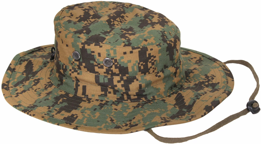 Army Navy Store Woodland Digital Camo - Adjustable Boonie Hat 3 Army Navy Store Woodland Digital Camo - Adjustable Boonie Hat