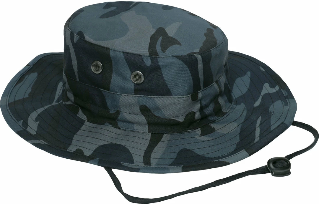 Army Navy Store Headwear Midnight Blue Camo - Adjustable Boonie Hat 3 Army Navy Store Headwear Midnight Blue Camo - Adjustable Boonie Hat