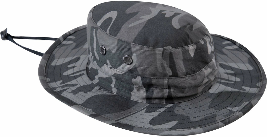 Army Navy Store Headwear Black Camo - Adjustable Boonie Hat 3 Army Navy Store Headwear Black Camo - Adjustable Boonie Hat