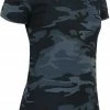 Army Navy Store Midnight Blue Camo - Womens Long Length Camo T-Shirt
