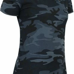 Army Navy Store Midnight Blue Camo - Womens Long Length Camo T-Shirt