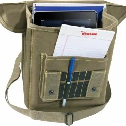 Army Navy Store Canvas Map Case Shoulder Bag With Military Stencil Cotton/Canvas Map Bag