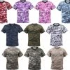 Unbranded Shirts Digital Camouflage Tactical Military Short Sleeve Army Camo Shirt