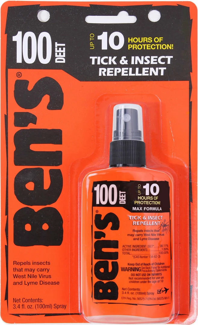 Camping / Survival Gear Ben's Military 100% Deet Tick & Insect Repellent Spray Pump 3.4oz 3 Camping / Survival Gear Ben's Military 100% Deet Tick & Insect Repellent Spray Pump 3.4oz