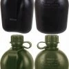 GI Official US Army Military Mil Spec 3 Piece 1 Quart Canteen With Belt Clip 2 GI Official US Army Military Mil Spec 3 Piece 1 Quart Canteen With Belt Clip