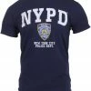 Navy Blue Official NYPD Logo New York Police Dept T-Shirt