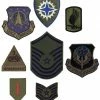 None Assorted Subdued Official US Military Army Air Force Patches 50 Pack