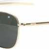 Sunglasses / Goggles / Optics American Optics Gold Frame 55MM Green Lenses Original Pilots Sunglasses