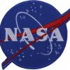 Patches NASA Meatball Logo Official With Hook & Loop Patch 4-3/4" X 4-1/2"