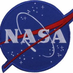 Patches NASA Meatball Logo Official With Hook & Loop Patch 4-3/4" X 4-1/2"