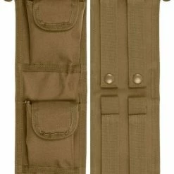 None Pocket Tools / Knife Accessories Coyote Brown Tactical MOLLE Machete Sheath Case Cover 18"