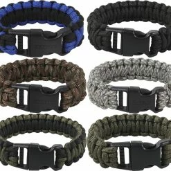 ARMY Deluxe Survival Paracord Cobra Bracelet W/ Buckle
