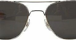 AO Eyewear Sunglasses / Goggles / Optics American Optics Gold Aviator Pilot Sunglasses Air Force Grey Lenses With Case