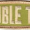 None Olive Drab & Tan Military Double Tap Patch 1" X 3" 1 None Olive Drab & Tan Military Double Tap Patch 1" X 3"