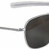 American Optics Sunglasses / Goggles / Optics AO Eyewear Matte Aviators / Grey Lenses, Air Force Pilot Sunglasses GI Military