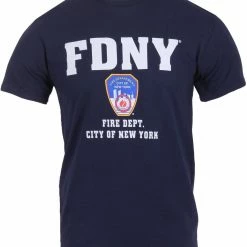 Shirts Navy Blue Official FDNY Fire Department City Of New York T-Shirt