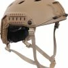 None Coyote Brown Advanced Tactical Adjustable Airsoft Helmet Headwear