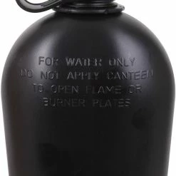 GI Official US Army Military Mil Spec 3 Piece 1 Quart Canteen With Belt Clip