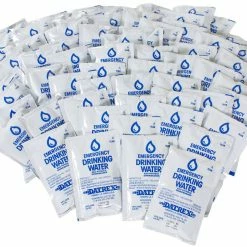 Bags DATREX Water Pouches Emergency Survival Disaster Compact Sachets 125ml 64-Pack