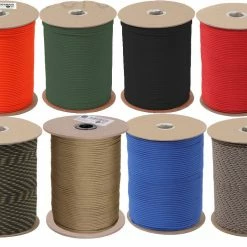 Rothco 1000 Feet 550LB Paracord Spool Type III Military Nylon Parachute Cord Rope