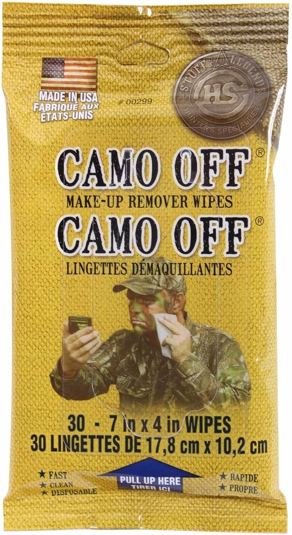 Bags Camo Off - Camouflage Paint Make Up Remover Wipes 30 Pack 3 Bags Camo Off - Camouflage Paint Make Up Remover Wipes 30 Pack