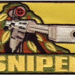 None Sniper Morale Embroidered Patch 2.5" X 3.5"