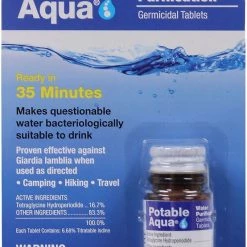 Potable Aqua Water Purification Tablets - 50 Pack Camping / Survival Gear