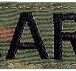 None Scorpion Camouflage US Army NYCO Branch Name Tape Long Hook Patch