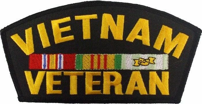 None Patches Vietnam Veteran Official Military Fully Embroidered Iron On Patch 6" 3 None Patches Vietnam Veteran Official Military Fully Embroidered Iron On Patch 6"