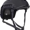 None Black Advanced Tactical Adjustable Airsoft Helmet Headwear