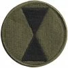 None Subdued United States Army 7th Infantry Division Patch 2 None Subdued United States Army 7th Infantry Division Patch