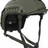 None Olive Drab Advanced Tactical Adjustable Airsoft Helmet