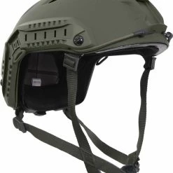 None Olive Drab Advanced Tactical Adjustable Airsoft Helmet