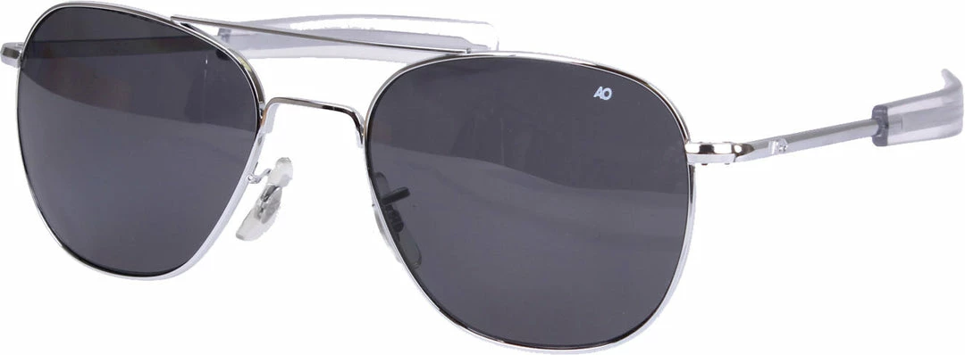 Sunglasses / Goggles / Optics AO Eyewear Chrome Aviators 55mm Grey Lenses Polarized Air Force Pilot Sunglasses 4 Sunglasses / Goggles / Optics AO Eyewear Chrome Aviators 55mm Grey Lenses Polarized Air Force Pilot Sunglasses