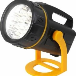 None Flashlights Black 13 Watt LED Lantern Flashlight With Stand